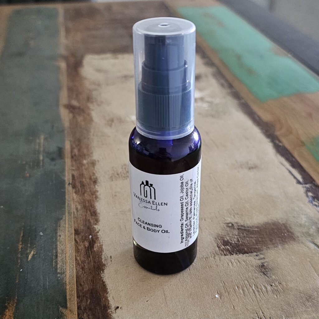 Cleansing Face Oil - Daily Essential Oil Facial Cleanser